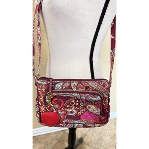 Vera Bradley Regal Paisley Crossbody Purse Handbag‎